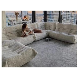 Caterpillar Single Sofa Lazy Couch Tatami Living Room Bedroom Lovely Leisure Single Chair Reading Chair Balcony Rocking Chair