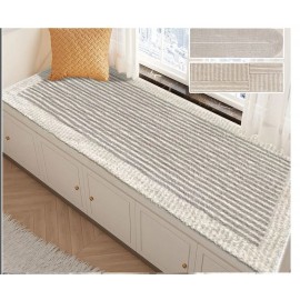 Simple Line Rugs Bedroom Bedside Area Rugs Living Room Long Floor Mats Balcony Rectangular Carpets Modern Room Decoration