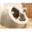 Pet Tent Cave Bed for Cats Small Dogs Self-Warming Cat Tent Bed Cat Hut Comfortable Pet Sleeping Bed Foldable Removable Washable