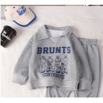 Children Clothes Sets Autumn Winter Polo Sweatshirt+Pants Sport Suits for Kids Boys Girls Warm Tracksuits Kids Clothing