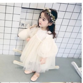 HoneyCherry New Kids Dresses For Girls Spring Girl Dress Child Baby Sweet Princess Dress Designer Dress Baby Girl Clothes